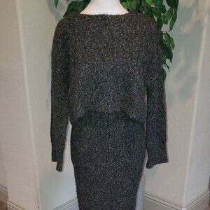 Yet Again Skirt and Crop Sweater Set